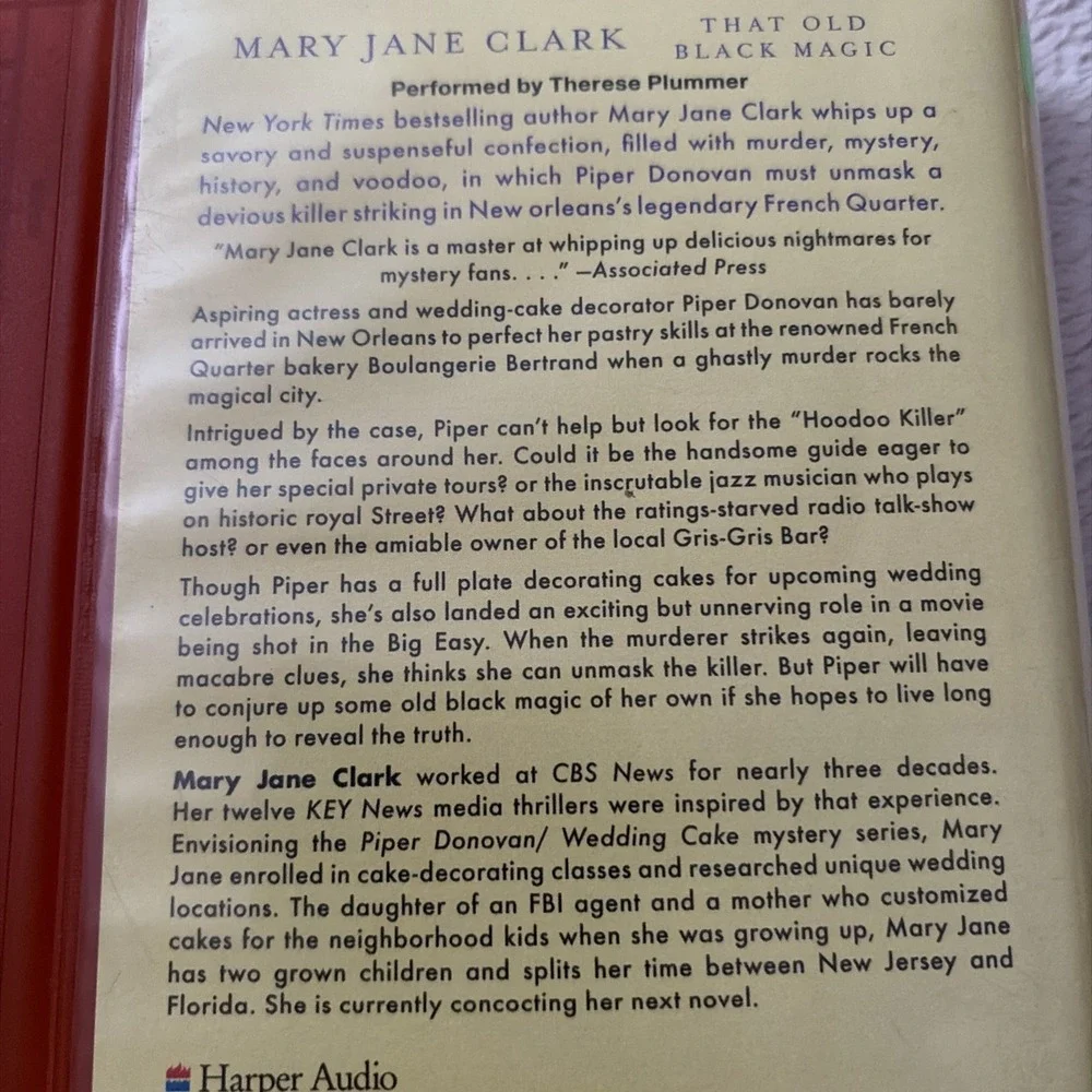 Playaway Audiobook Ex Library - That Old Black Magic By Mary Jane Clark